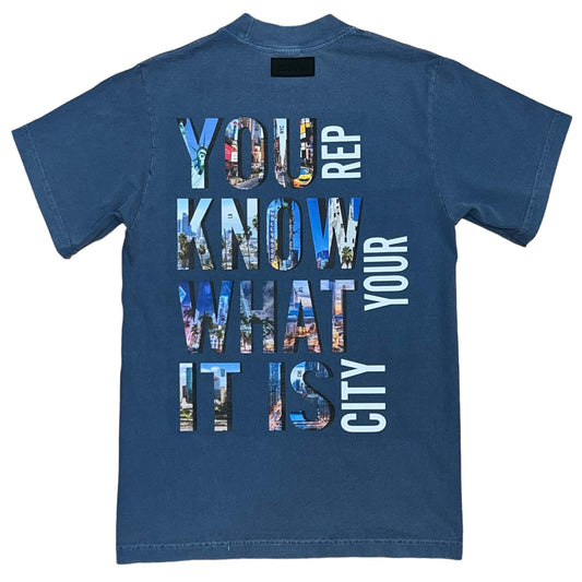 You Know What It Is T-Shirt (Washed Denim)