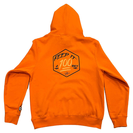 Flippin' The Bird Hoodie (Orange)