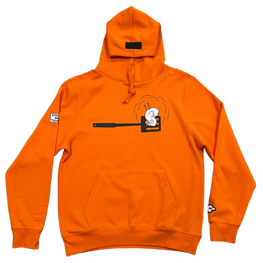 Flippin' The Bird Hoodie (Orange)