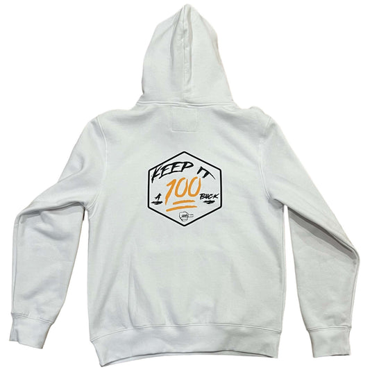 Flippin' The Bird Hoodie (White)