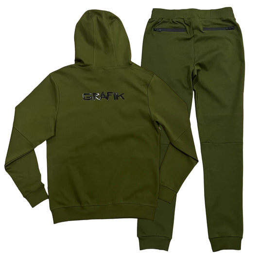 Grafik Tracksuit (Olive Green)