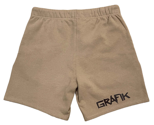 Grafik Small Logo Shorts (Light Taupe)