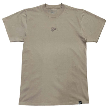 Grafik Small Logo T-Shirt (Light Taupe)