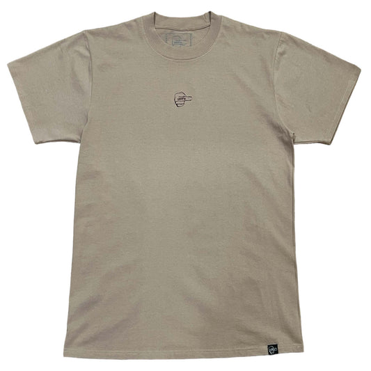 Grafik Small Logo T-Shirt (Light Taupe)