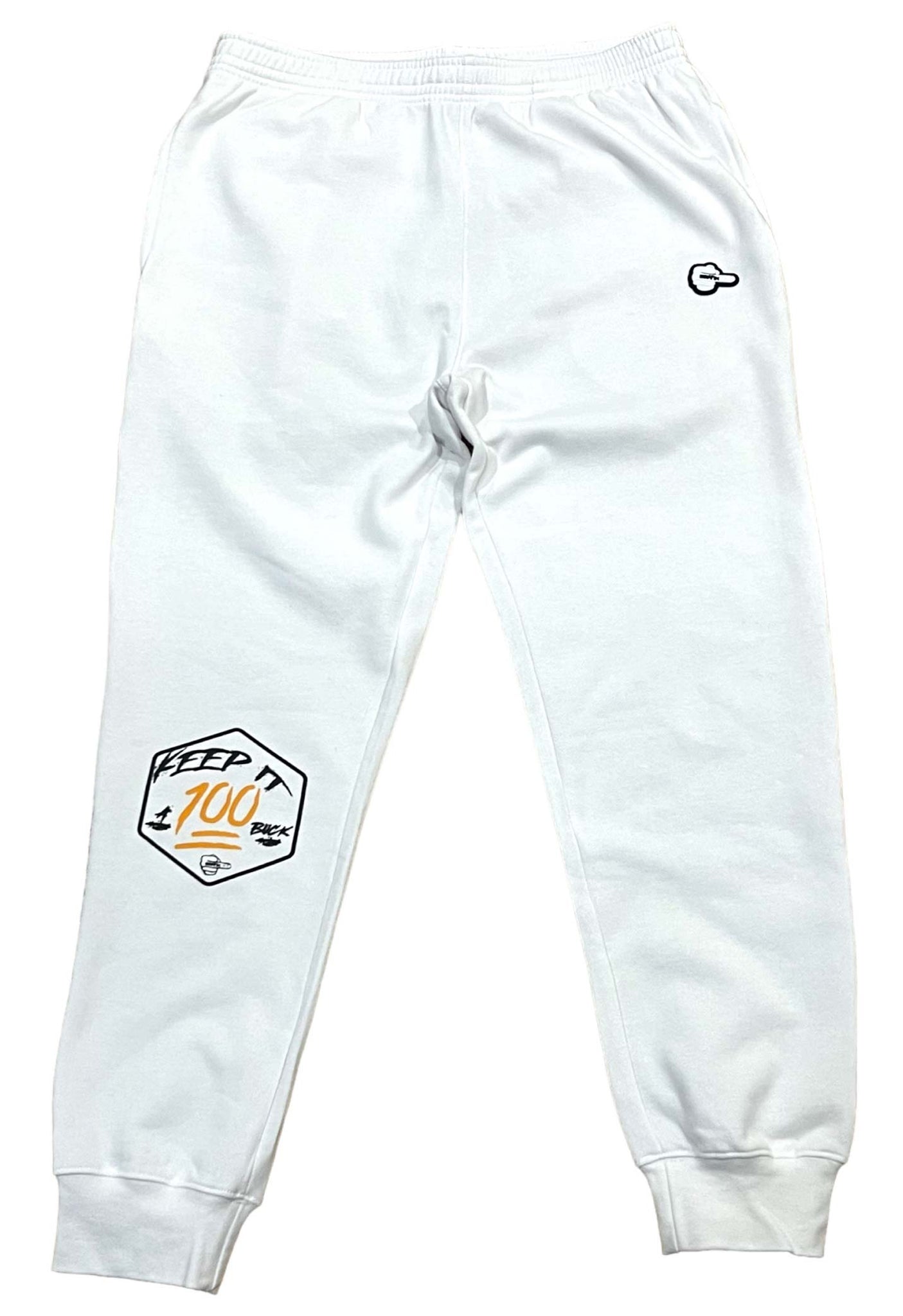 Keep It 100 Sweatpants (White)