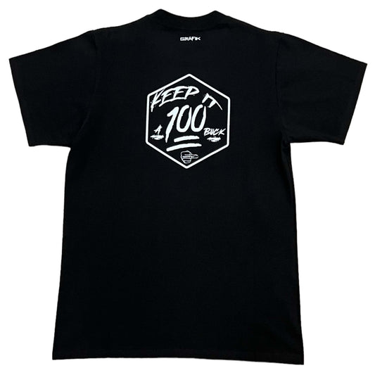 Keep It 100 T-Shirt (Black)