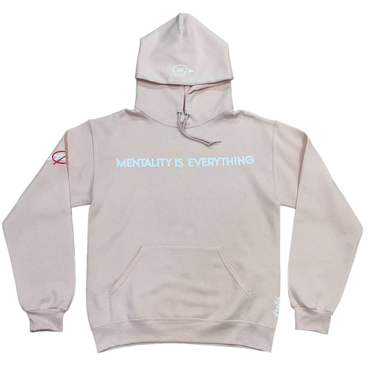 Mentality Is Everything Hoodie (Blush Pink)