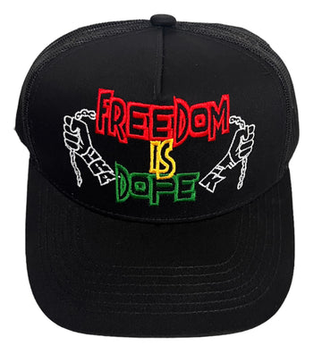 Freedom Is Dope Trucker's Hat