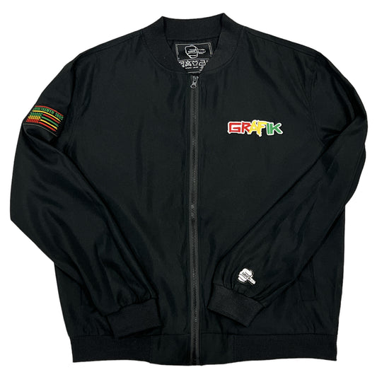 Freedom Is Dope Lightweight Bomber Jacket (Grafik Guys)