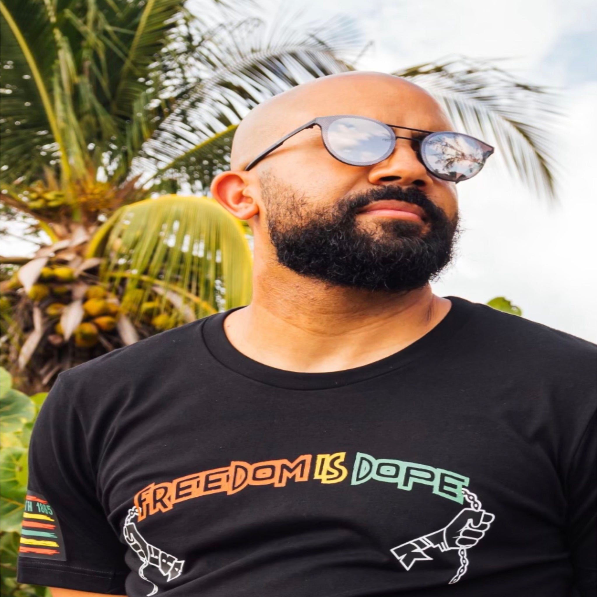 Freedom is Dope T-Shirt (Grafik Guys)