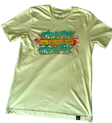 Graffiti Out The Box T-Shirt (Spring Green)