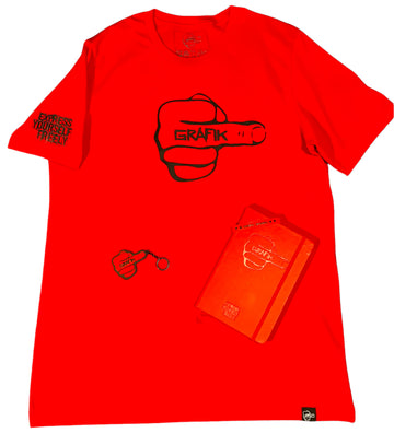 Grafik Logo T-Shirt (Red)