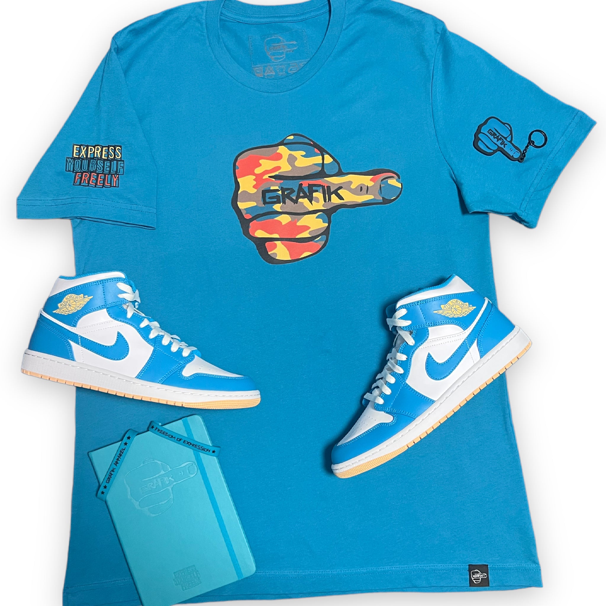 Grafik Logo T-Shirt (Marine)