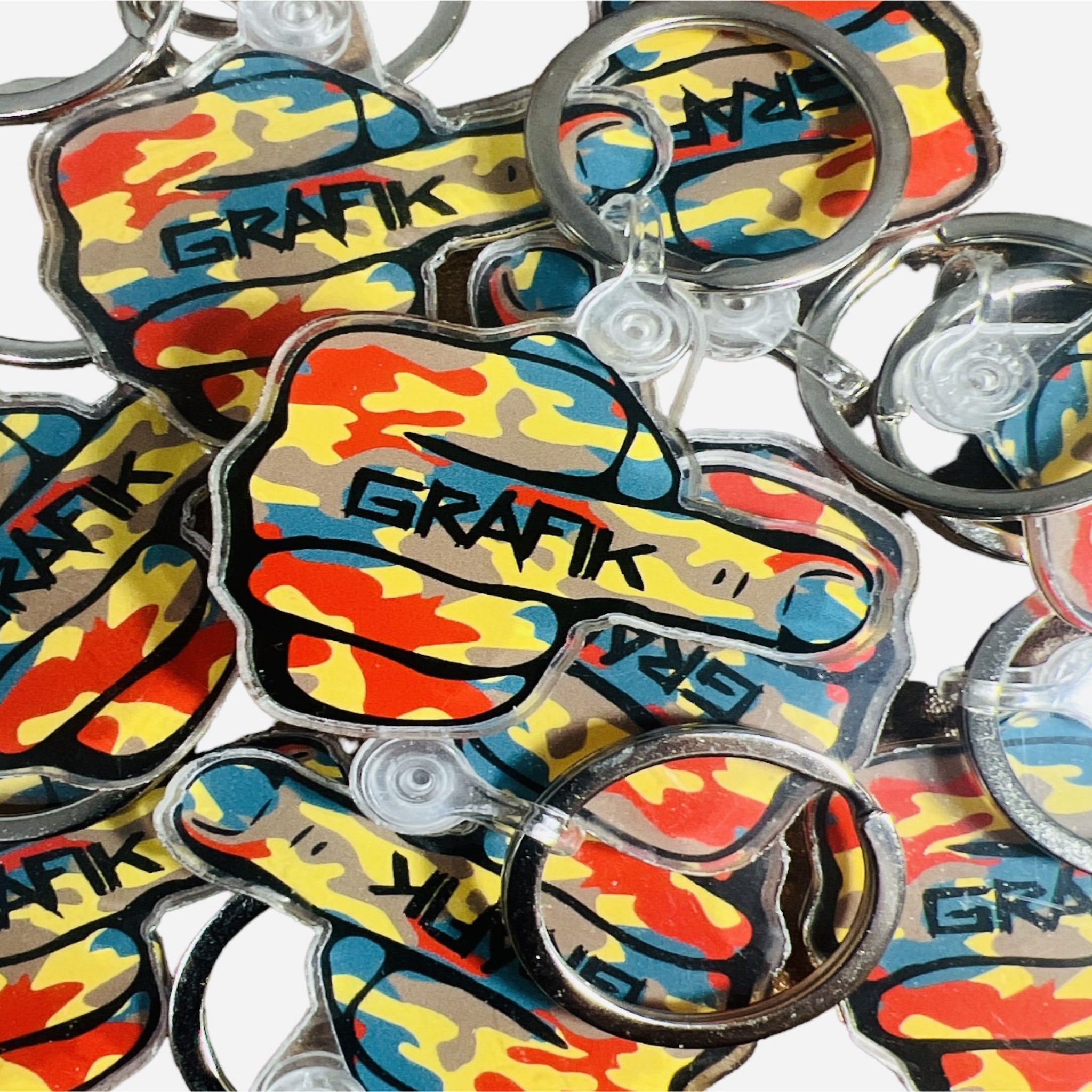 Grafik Logo Keychains (Camo)