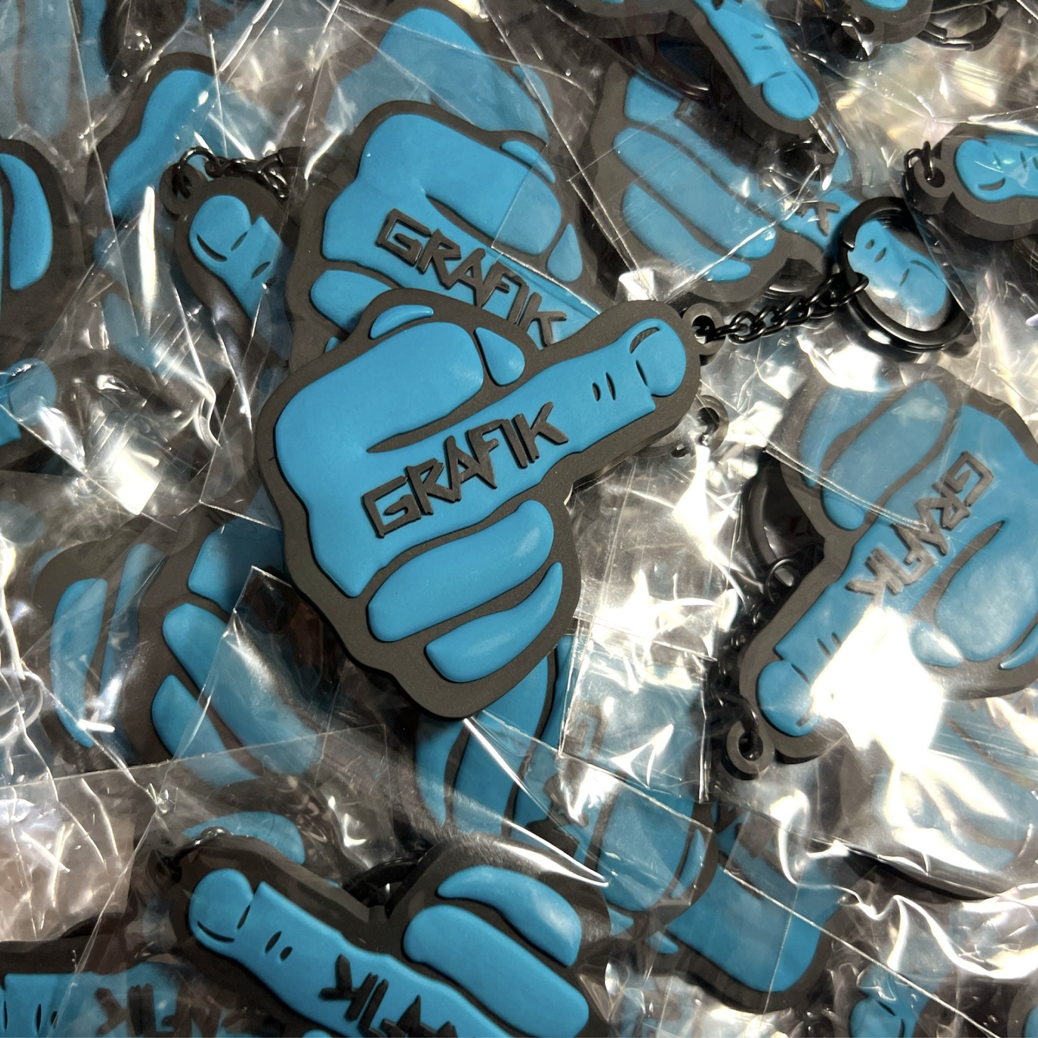Grafik Logo Keychains (Marine & Black)