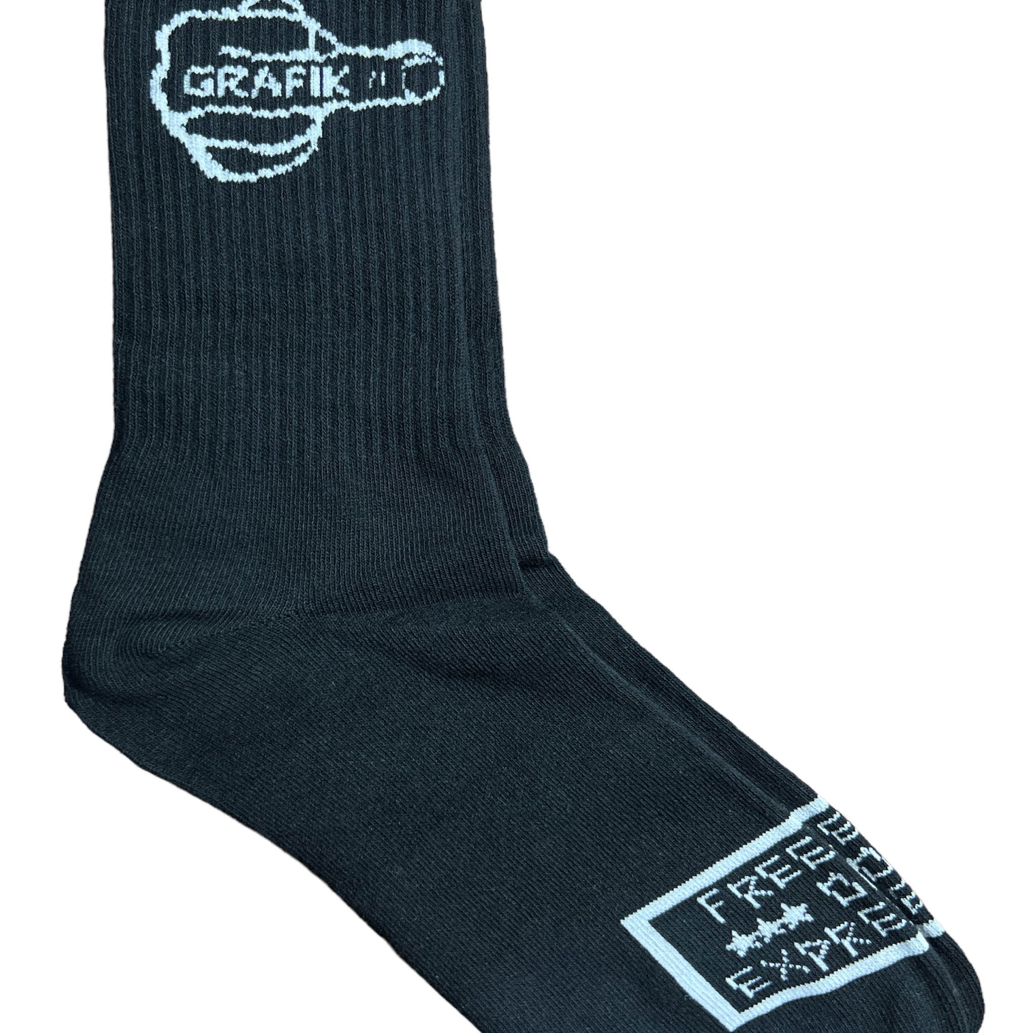 Grafik Logo Socks (Black & White)