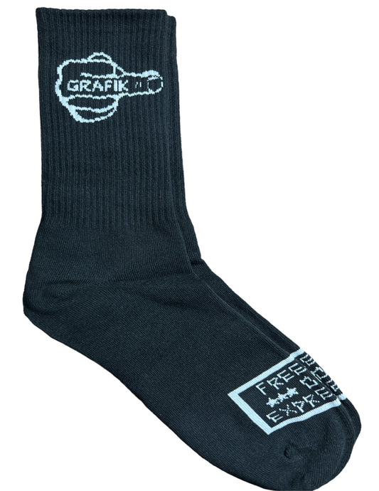 Grafik Logo Socks (Black & White)